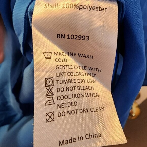 Prabal Gurung Blouse 8  Blue Asym Button Down  Draped Sleeve  Designer‎ - Picture 8 of 15